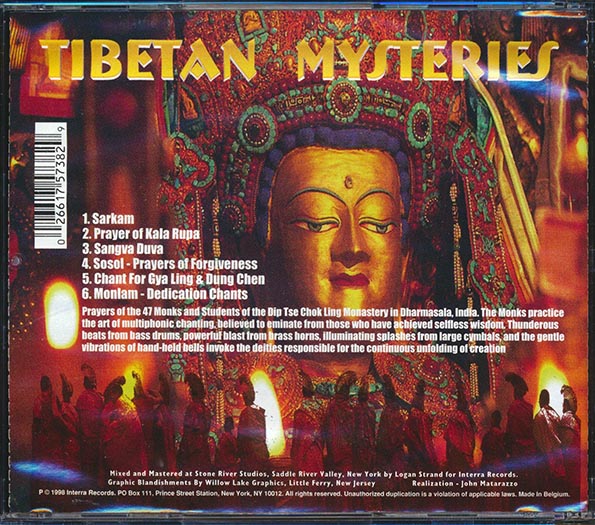 Tibetan Mysteries - Buddhist Chants (CD)