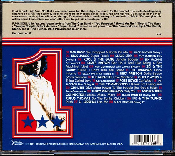 Rick James, Kool & The Gang, Sly & The Family Stone, Slave, Etc. - Funk Soul USA: Featuring 75 Minutes Of Essential Funked Up Classics (28 tracks) (CD)