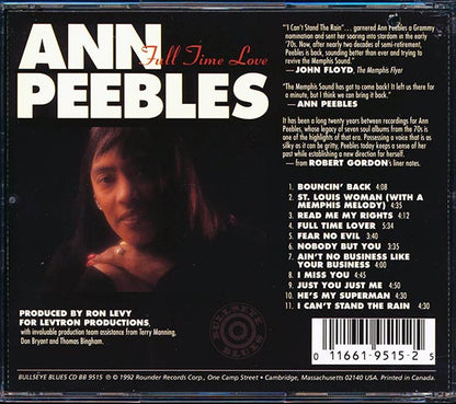 Ann Peebles - Full Time Love (incl. large booklet) (CD)