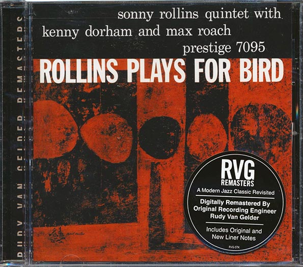 Sonny Rollins - Rollins Plays For Bird (CD)