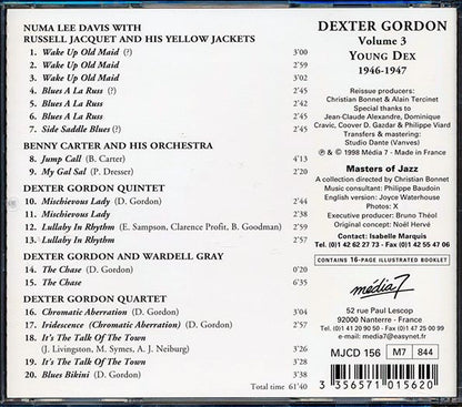 Dexter Gordon - Young Dex: Volume 3 1946-1947 (CD)