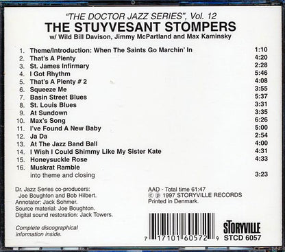 Stuyvesant Stompers With Wild Bill - Dr. Jazz Volume 12: 1951-1952 (CD)