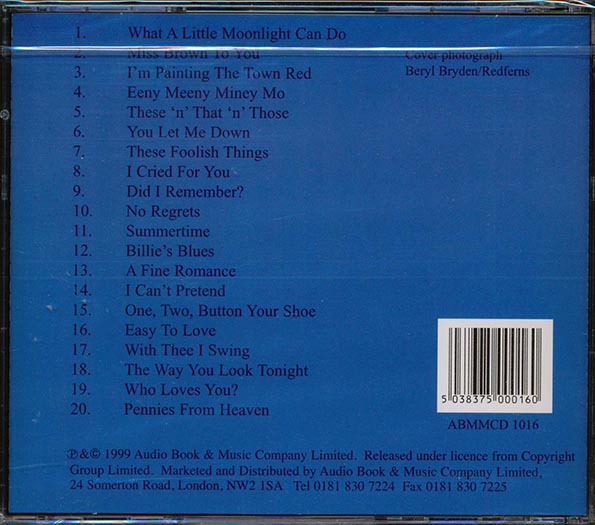 Billie Holiday - The Incomparable: Volume 1 (CD)