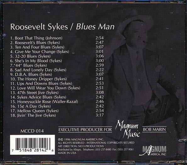 Roosevelt Sykes - Blues Man (CD)