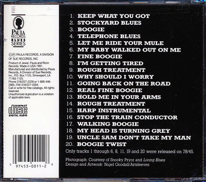 Snooky Pryor Featuring Sunnyland Slim, Piano - Snooky Pryor Featuring Sunnyland Slim, Piano (CD)