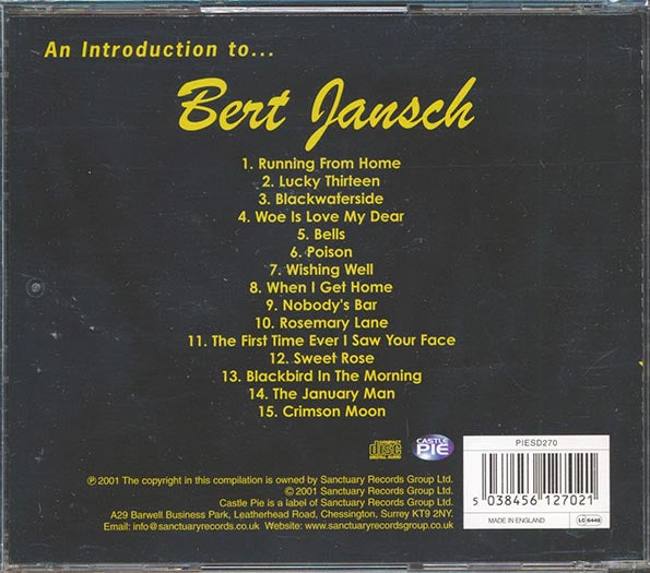Bert Jansch - An Introduction To Bert Jansch (CD)