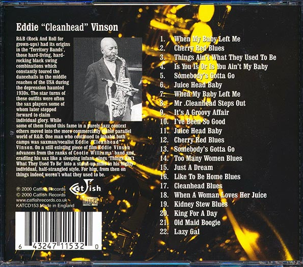 Eddie Cleanhead Vinson - Primary Cuts: Volume 1 (CD)