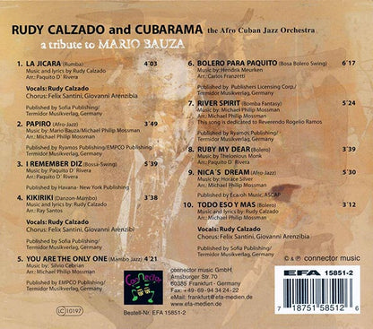 Rudy Calzado & Cubarama - A Tribute To Mario Bauza, Featuring Paquito D' Rivera (CD)