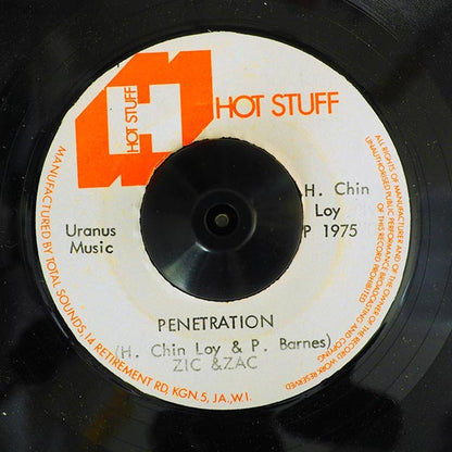 Zic & Zac - Penetration  /  Version (Jamaica press) (7")