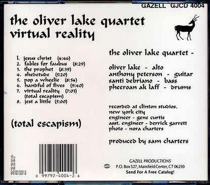 Oliver Lake Quartet - Virtual Reality: Total Escapism (CD)