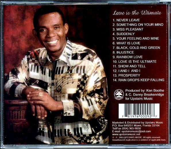 Ken Boothe - Love Is The Ultimate (CD)