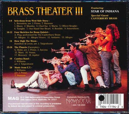 Star Of Indiana, With Special Guest Canterbury Brass - Bass Theater III (orig. press) (CD)