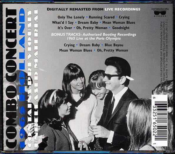 Roy Orbison - Combo Concert: 1965 Holland (CD)