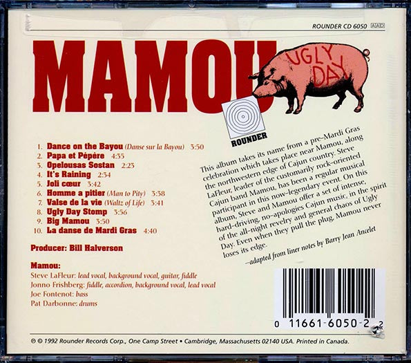 Mamou - Ugly Day (CD)