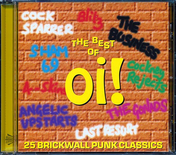 Sham 69, The Business, Blitz, Red Alert, Angelic Upstarts, Etc. - The Best Of Oi!: 25 Brickwall Punk Classics (CD)