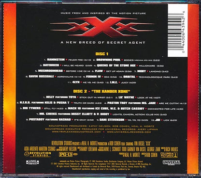 Rammstein, Queens Of The Stone Age, Lil' Wayne, Nelly, Mack 10, Ice Cube, Etc. - XXX: Music From And Inspired By The Motion Picture (22 tracks) (CD)