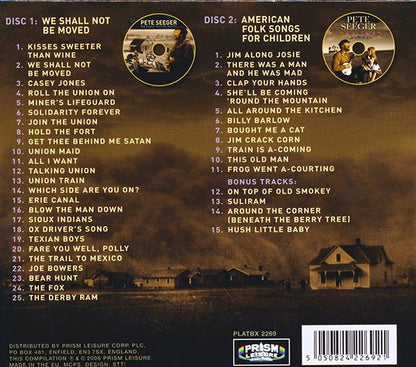 Pete Seeger - We Shall Not Be Moved (40 tracks) (CD)