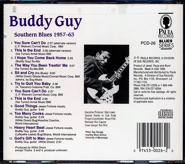 Buddy Guy - Southern Blues 1957-63 (CD)