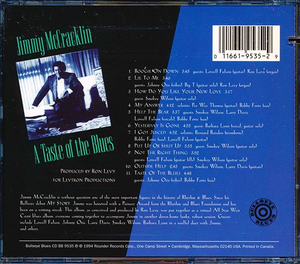 Jimmy McCracklin - A Taste Of The Blues (CD)