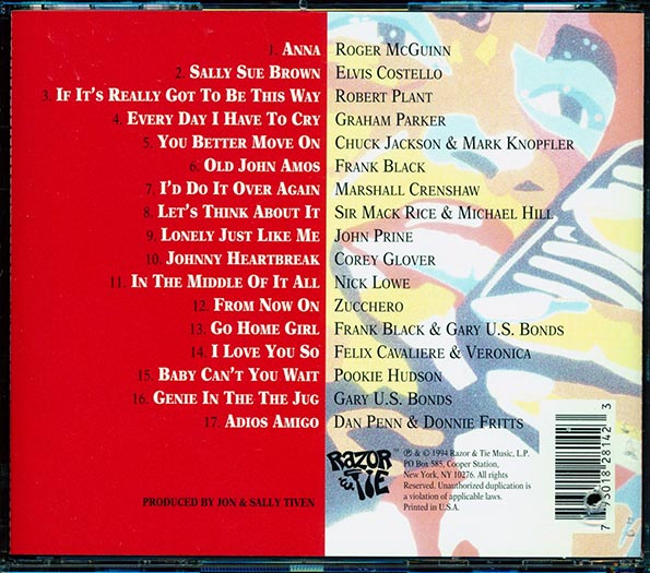 Robert Plant, Elvis Costello, Graham Parker, John Prine, Etc. - Adios Amigo: A Tribute To Arthur Alexander (CD)