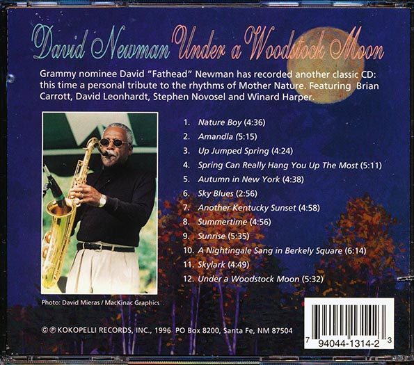 David Newman - Under A Woodstock Moon (CD)