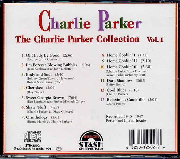 Charlie Parker - The Charlie Parker Collection Volume 1 (CD)