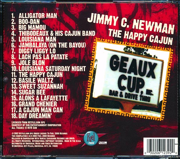 Jimmy C Newman - The Happy Cajun (CD)