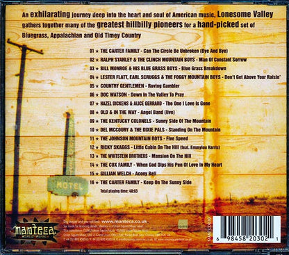 Bill Monroe, The Carter Family, Flatt & Scruggs, Gillian Welch, Etc. - Lonesome Valley: Classic American Bluegrass, Appalachian And Old Time Country (CD)