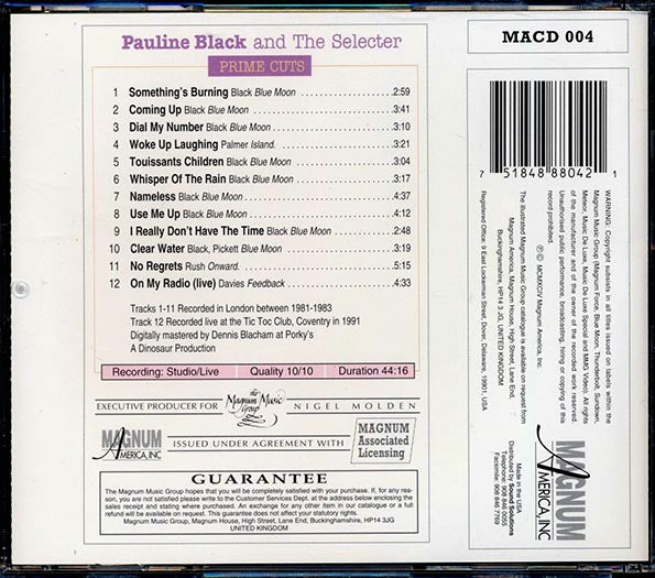 Pauline Black & The Selecter - Prime Cuts (CD)