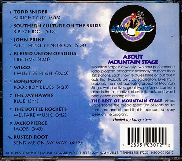 Wilco, John Prine, Todd Snider, The Jayhawks, Etc. - Rock: Live From Mountain Stage (CD)