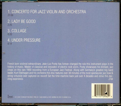 Jean-Luc Ponty - With Kurt Edelhagen & His Orchestra (CD)