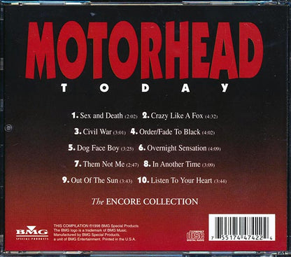 Motorhead - Today (CD)