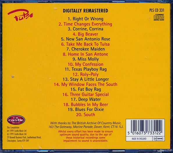 Bob Wills & His Texas Playboys - Famous Country Music Makers (CD)