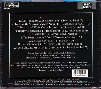 Christopher Franke - New Music For Films Volume 1 (CD)