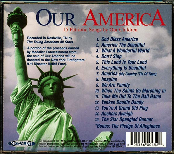 Young American All Stars - Our America: 15 Patriotic Songs By Our Children (CD)