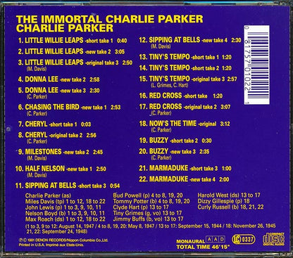 Charlie Parker - The Immortal Charlie Parker (CD)