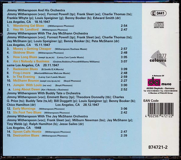 Jimmy Witherspoon - Nobody's Business (CD)