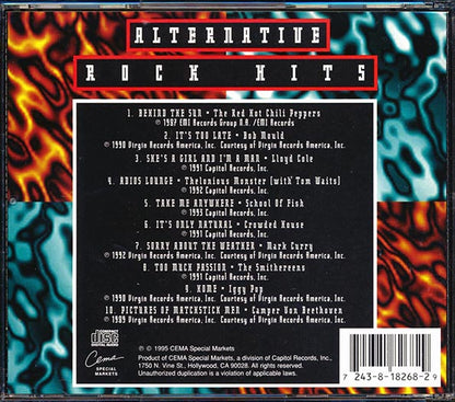 Bob Mould, The Red Hot Chili Peppers, Iggy Pop, Crowded House, Etc. - Alternative Rock Hits (CD)