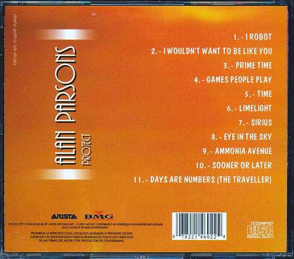 The Alan Parsons Project - Grandes Exitos (CD)