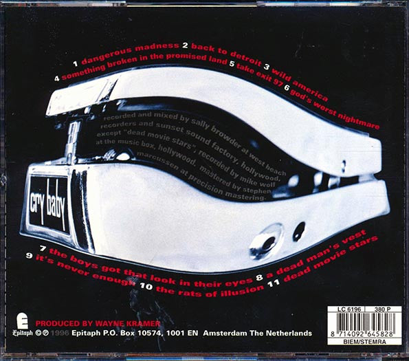 Wayne Kramer - Dangerous Madness (CD)