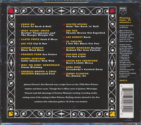 Earl King, Eddie Bo, Huey Piano Smith, Joe Tex, Etc. - Kings Of New Orleans Rock 'n' Roll: 18 Classics From The Vaults Of Ace Records (CD)