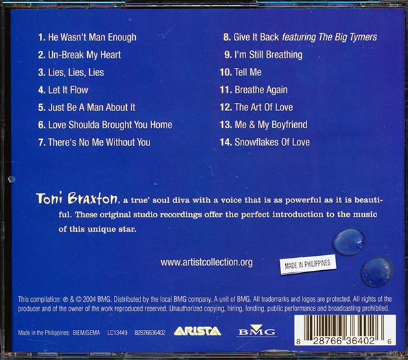 Toni Braxton - Artist Collection (CD)
