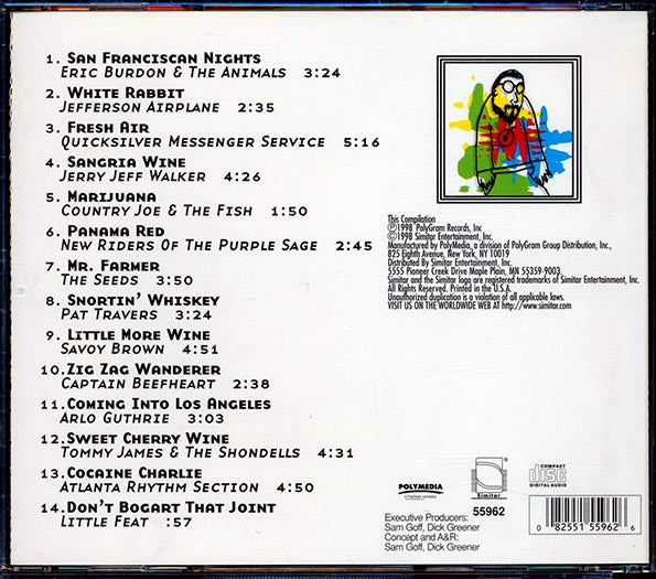 Jefferson Airplane, Quicksilver Messenger Service, The Seeds, Eric Burdon & The Animals, Etc. - Feel The Buzz: Hit Time (CD)