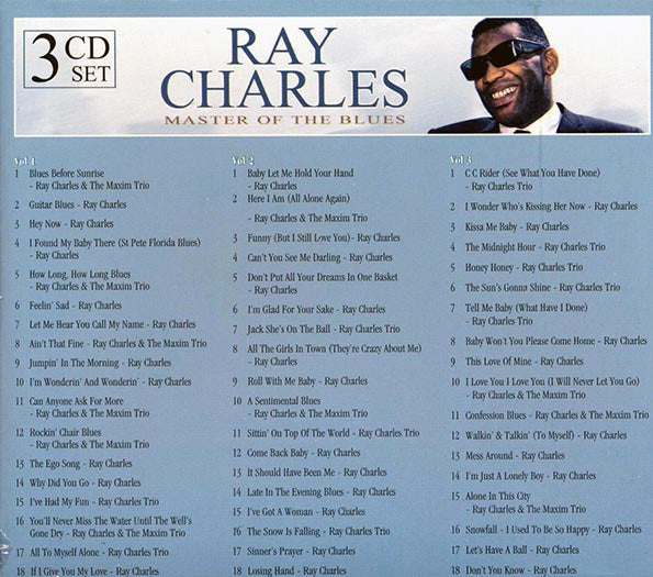 Ray Charles - Master Of The Blues (54 tracks) (CD)