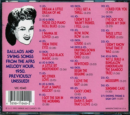Jo Stafford, Dick Haymes - Drifting And Dreaming With Jo Stafford (CD)