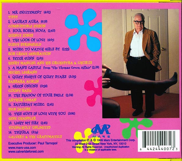 Larry Bud Melman, Count Basie, Dusty Springfield, Henry Mancini, Bob Crewe Generation, Etc. - Calvert DeForest's Erotic Experience (CD)