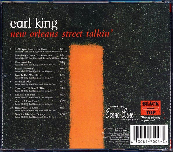 Earl King - New Orleans Street Talkin' (CD)