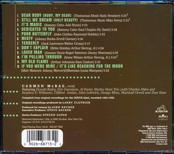 Carmen McRae - The Collected Carmen McRae (CD)