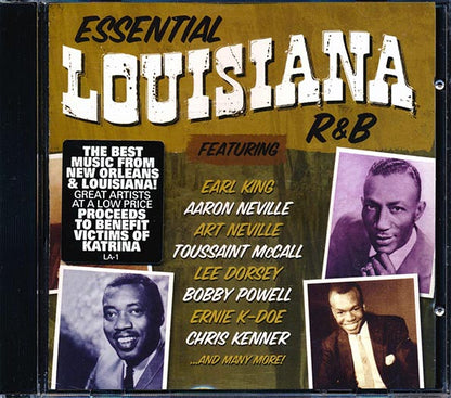 Earl King, Aaron Neville, Lee Dorsey, Art Neville, Toussaint McCall, Etc. - Essential Louisiana R&B (CD)