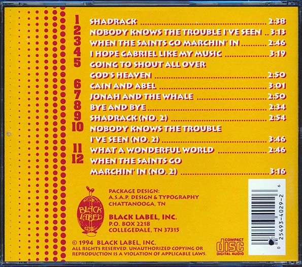 Louis Armstrong - Gospel According To Louis (CD)